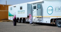 مستفيدون من خدمات العيادة الطبية المتنقلة لمركز الملك سلمان للإغاثة بعزلة الدير - (أرشيفية - تجمع القصيم الصحي 