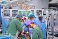 برنامج نبض السعودية التطوعي التاسع لأمراض وجراحات القلب بمدينة المكلا- واس