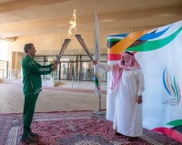 سمو أمير منطقة القصيم يستقبل شعلة دورة الألعاب السعودية 2023