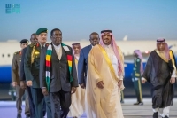 توالي وصول الرؤساء والزعماء الأفارقة إلى الرياض