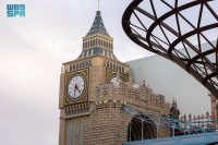 نموذج لساعة بيج بن أشهر معالم لندن - واس