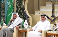 السفير أسامة بن أحمد نقلي والمستشار بالديوان الملكي عبد الله الربيعة - واس