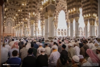 5,8 مليون مصلٍ يؤدون الصلوات في المسجد النبوي الأسبوع الماضي