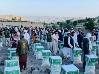 تم توزيع 1000 سلة غذائية في مديرية جوريان بولاية هرات غرب أفغانستان - سلمان للإغاثة