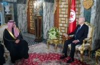 الرئيس التونسي خلال استقباله وزير الصناعة
