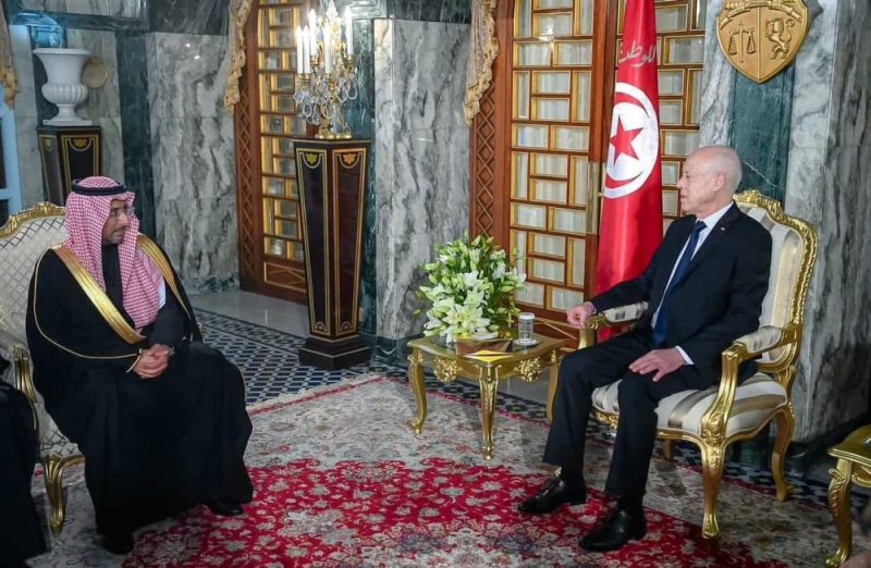 وزير الصناعة والرئيس التونسي يستعرضان علاقات التعاون بين البلدين