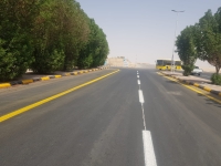 صيانة وتطوير طريق الملك عبد الله بطول 3600 متر - اليوم