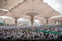 المسجد النبوي يستقبل أكثر من 5 ملايين مصلٍّ وزائرٍ خلال أسبوع - شؤون الحرمين