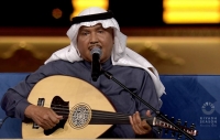 الفنان محمد عبده خلال الليلة الثانية من ليلتي اليوبيل الماسي- موسم الرياض