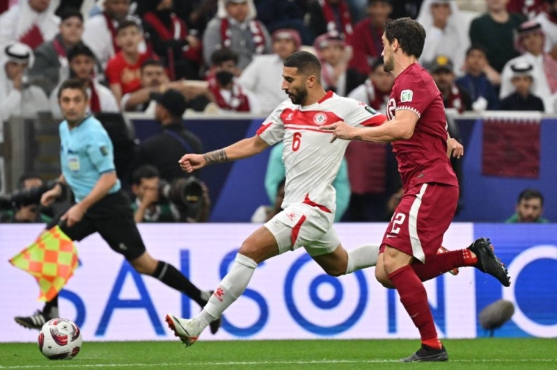 رقم تاريخي لـ قطر بعد هدفه أمام لبنان في كأس أسيا 