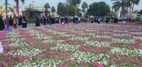 120 ركنًا وفعالية في افتتاح مهرجان الزهور الثالث بمتنزه سيهات - اليوم