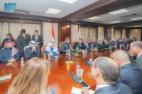 وزير الإعلام التقى نخبة من القيادات الإعلامية المصرية - واس