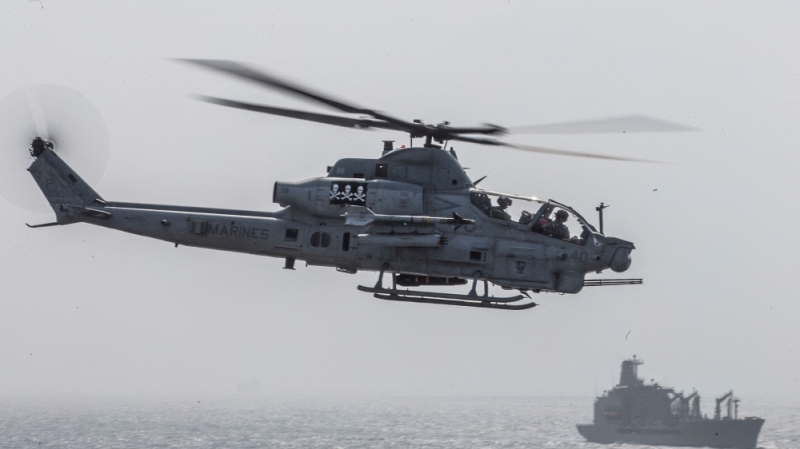 مقتل 5 من مشاة البحرية الأمريكية في تحطم هليكوبتر