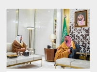 الأمير عبد العزيز بن سعود يستقبل رئيس منظمة الشرطة الدولية - إكس الداخلية