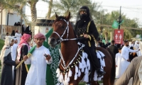 جواثا.. فارسات الخيول العربية يتألقن في احتفالات يوم التأسيس
