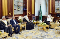 رئيس مجلس الشورى خلال استقباله رئيس البرلمان العربي - واس