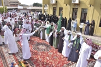 العرضة السعودية في أحتفالات ”صحة الشرقية“ بيوم التأسيس - اليوم
