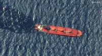 صورة بالأقمار الصناعية للسفينة روبيمار المملوكة لبريطانيا غارقة في البحر الأحمر- رويترز 