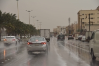 أمطارٍ متفرقةٍ من متوسطةٍ إلى خفيفةٍ على الباحة - اليوم