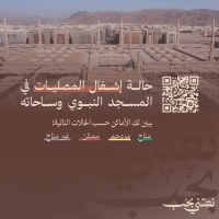 بـ3 لغات.. "حالة إشغال المصليات" تقنية حديثة ضمن خدمات المسجد النبوي