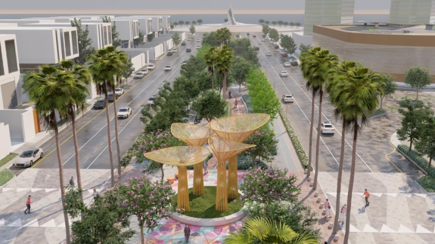  بدء أعمال تطوير شارع عبد اللطيف الفوزان بالخبر بطول 3100م - اليوم 