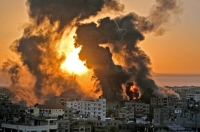 قصف إسرائيلي على غزة - وفا