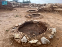 التنقيبات تظهرتنانير الخبز وطهي الطعام في قرية زبالا الأثرية - واس