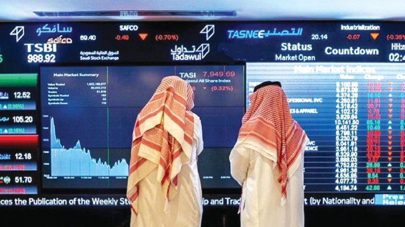مؤشر سوق الأسهم السعودية يغلق منخفضا اليوم الإثنين