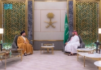 ولي العهد يستعرض العلاقات السعودية العراقية مع زعيم تيار الحكمة