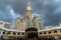 الأرصاد نبه من أمطار غزيرة على مكة المكرمة - تويتر رئاسة شؤون الحرمين