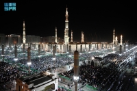 ليلة الـ 29 من رمضان بالمسجد النبوي - واس