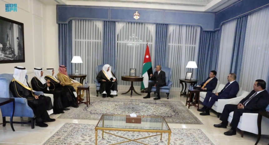 رئيس مجلس الشورى يلتقي رئيس وزراء الأردن- واس 