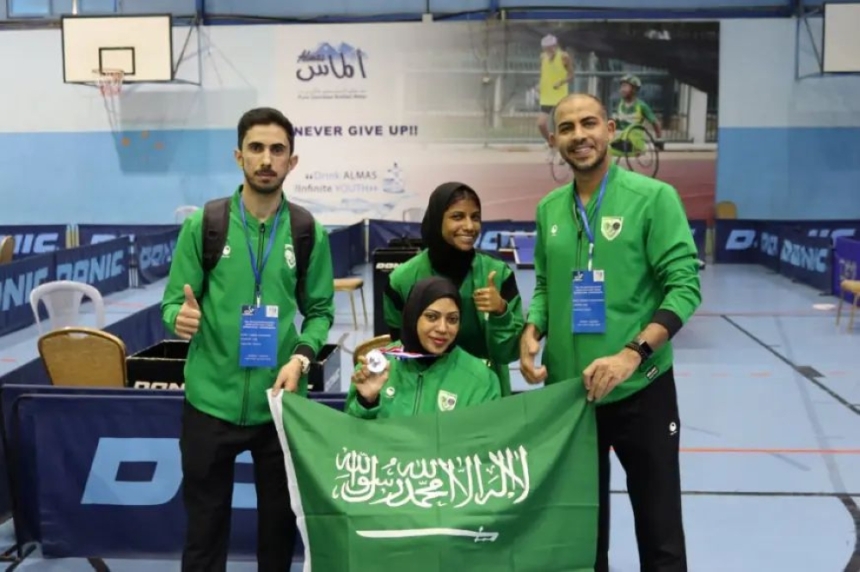 3 ميداليات فضية لأخضر الطاولة البارالمبي في بطولة الأردن الدولية