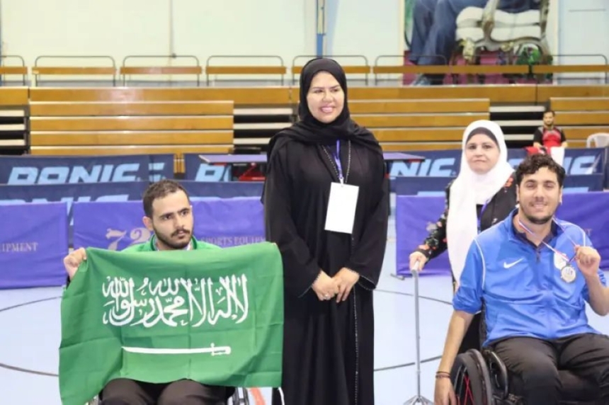 3 ميداليات فضية لأخضر الطاولة البارالمبي في بطولة الأردن الدولية