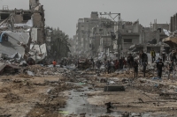 الدمار يخيم على قطاع غزة بسبب عدوان الاحتلال - رويترز