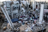 القصف استهدف عدة منازل وتجمعات للفلسطينيين في غزة - وفا