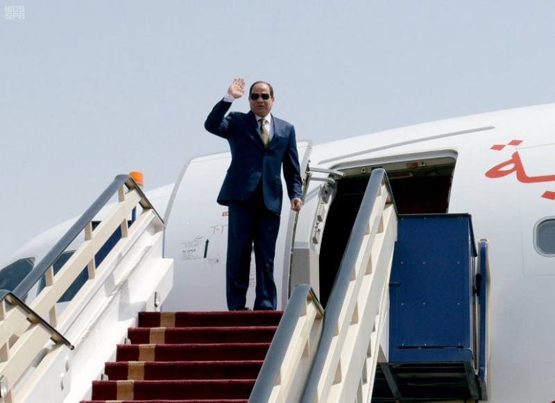  الرئيس المصري يغادر الرياض
