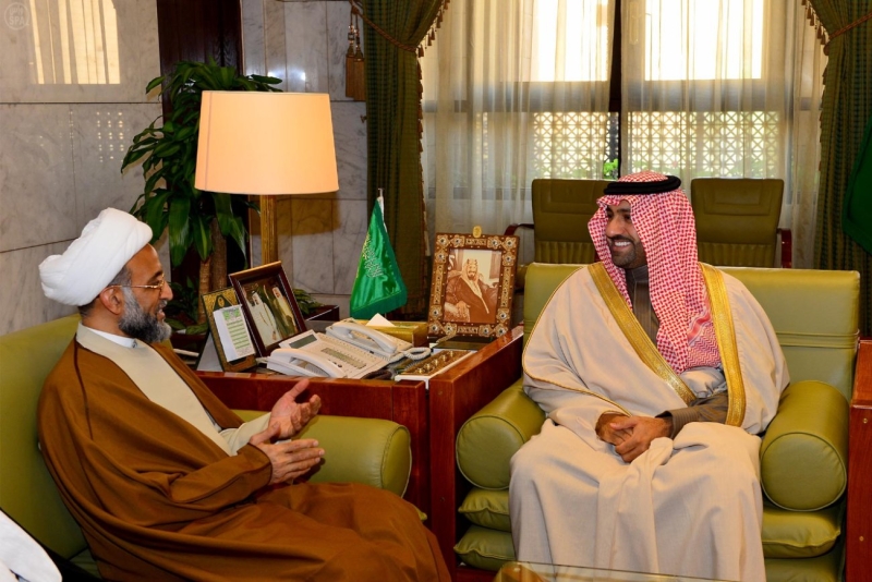 الأمير تركي بن عبدالله يستقبل وفداً من أهالي محافظة القطيف