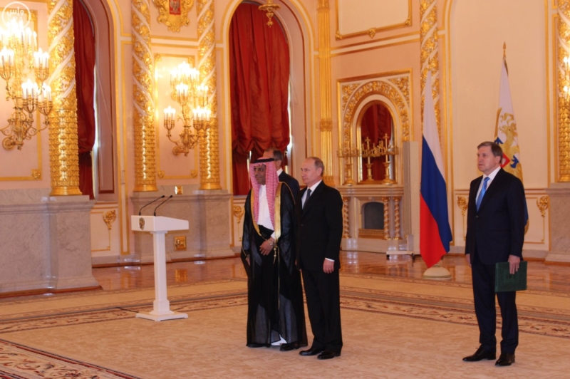 الرئيس الروسي يستقبل سفير خادم الحرمين الشريفين لدى روسيا
