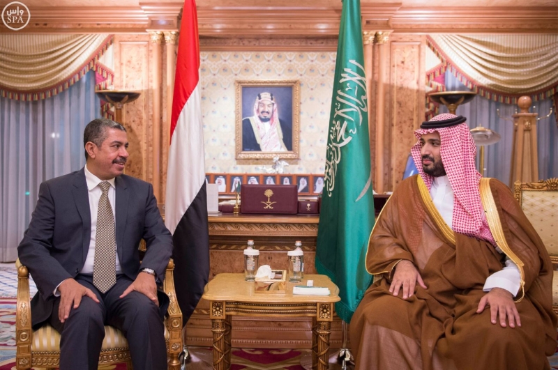 ولي ولي العهد يستقبل نائب الرئيس اليمني
