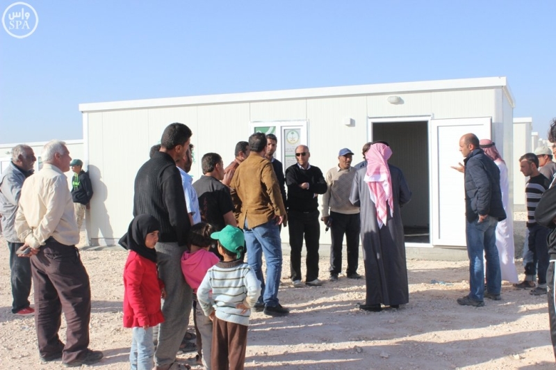 الحملة الوطنية تستبدل خيام الزعتري بالوحدات السكنية الجاهزة ضمن برنامج 