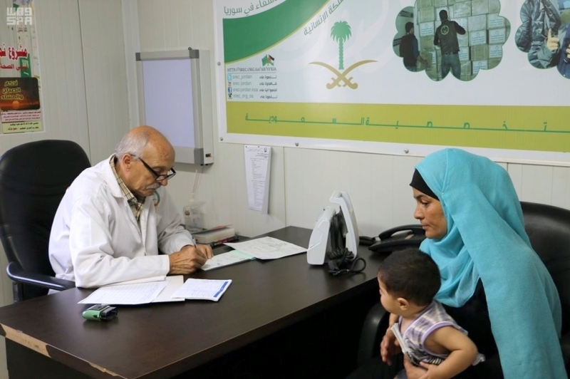 العيادات التخصصية السعودية تستقبل 2514 مراجعًا من اللاجئين السوريين في مخيم الزعتري
