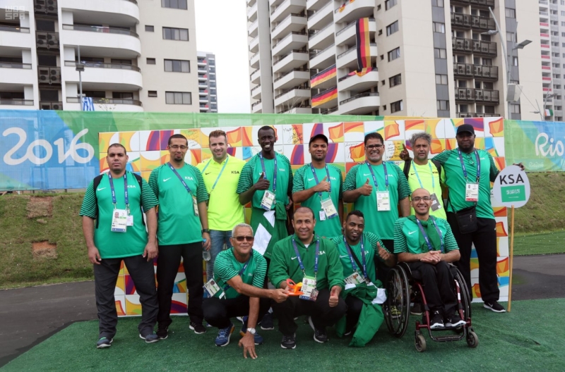  رفع علم المملكة في القرية الأولمبية بدورة الألعاب البارالمبية بالبرازيل
