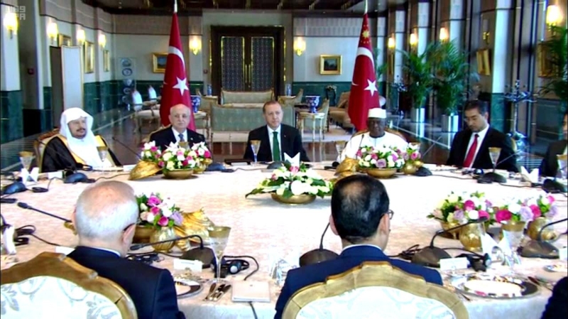 الرئيس التركي يستقبل رئيس مجلس الشورى
