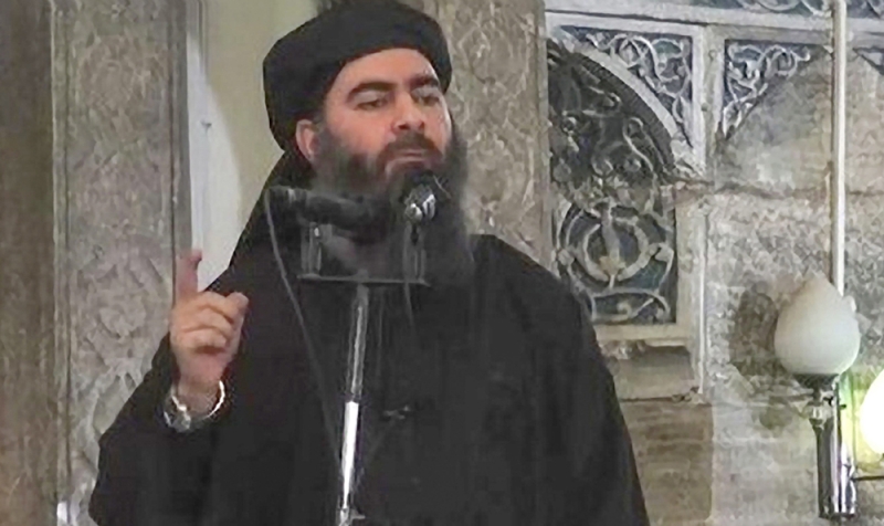زعيم نتظيم داعش أبوبكر اليغدادي 
