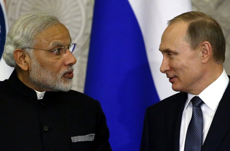 بوتين يلتقي رئيس وزراء الهند في موسكو