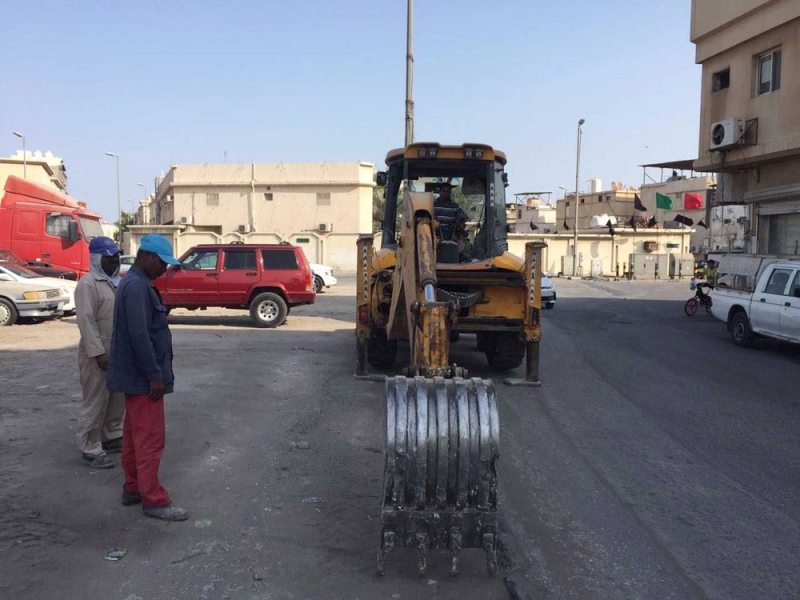  صيانة شوارع القطيف (اليوم)