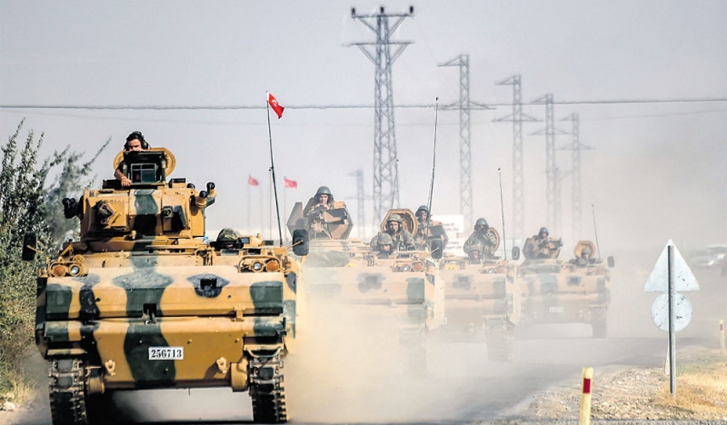 تخوف تركيا من اقامة الاكراد كيانا لهم أجبرهم على دخول شمال سوريا
