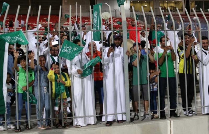  الجماهير تواجدت خلف المنتخب السعودي منذ انطلاق البطولة