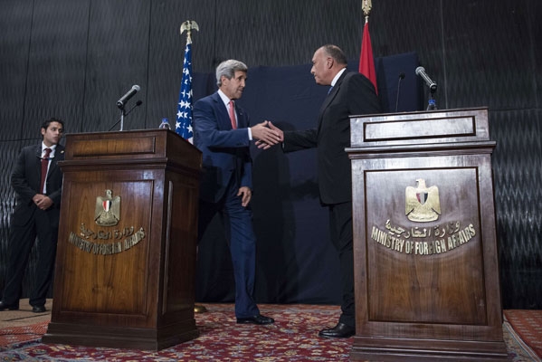 وزير الخارجية المصري : اتفقنا مع الولايات المتحدة على استمرار تدعيم العلاقات الاستراتيجية